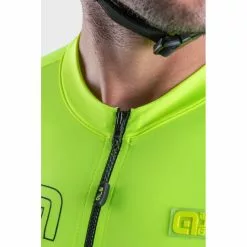 Maglia Ciclismo ALE' SOLID COLOR BLOCK Giallo Fluo -Vendite Caschi bici 28392 maglia ciclismo ale solid color block giallo fluo 2