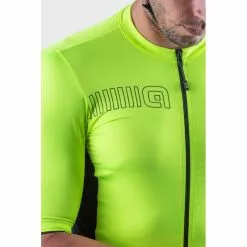 Maglia Ciclismo ALE' SOLID COLOR BLOCK Giallo Fluo -Vendite Caschi bici 28392 maglia ciclismo ale solid color block giallo fluo 3