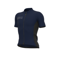 Maglia Ciclismo ALE' SOLID COLOR BLOCK Blu Marino