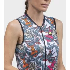 Body Ciclismo Donna ALE' PR-R TATTOO Bianco -Vendite Caschi bici body ciclismo donna ale pr r tattoo bianco 4