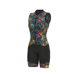 Body Ciclismo Donna ALE' PR-R TATTOO Grigio