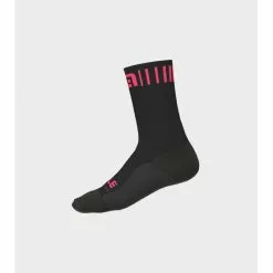 Calzini ALE' 18 Cm Strada Nero-rosa Fluo 2022