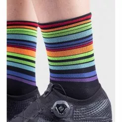 Calzini Ciclimo Q-SKIN 16cm ALE' FLASH Nero -Vendite Caschi bici calzini ciclimo q skin 16cm ale flash nero 2