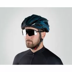 Casco Bici MTb E Corsa Force Bull HUE Nero Blu -Vendite Caschi bici casco bici mtb e corsa force bull hue nero blu 4