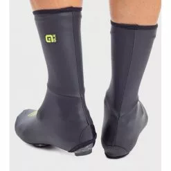 Copriscarpe Ciclismo ALE' RAIN 2.0 Giallo Fluo -Vendite Caschi bici copriscarpe ciclismo ale rain 20 giallo fluo 2