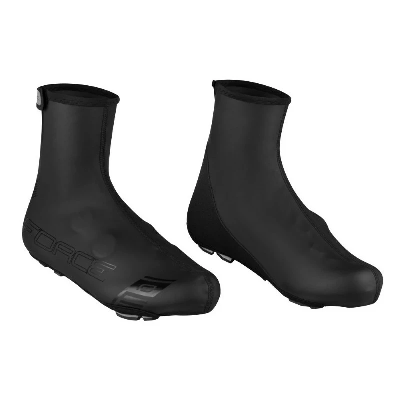 Copriscarpe Ciclismo Antivento Antipioggia FORCE PU DRY MTB Nero 2 Copriscarpe Ciclismo Antivento Antipioggia FORCE PU DRY MTB Nero - immagine 2