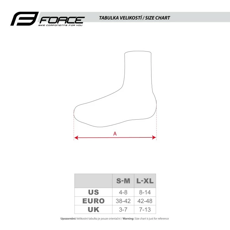 Copriscarpe Ciclismo FORCE LYCRA TERMO ROAD Nero 4 Copriscarpe Ciclismo FORCE LYCRA TERMO ROAD Nero - immagine 4