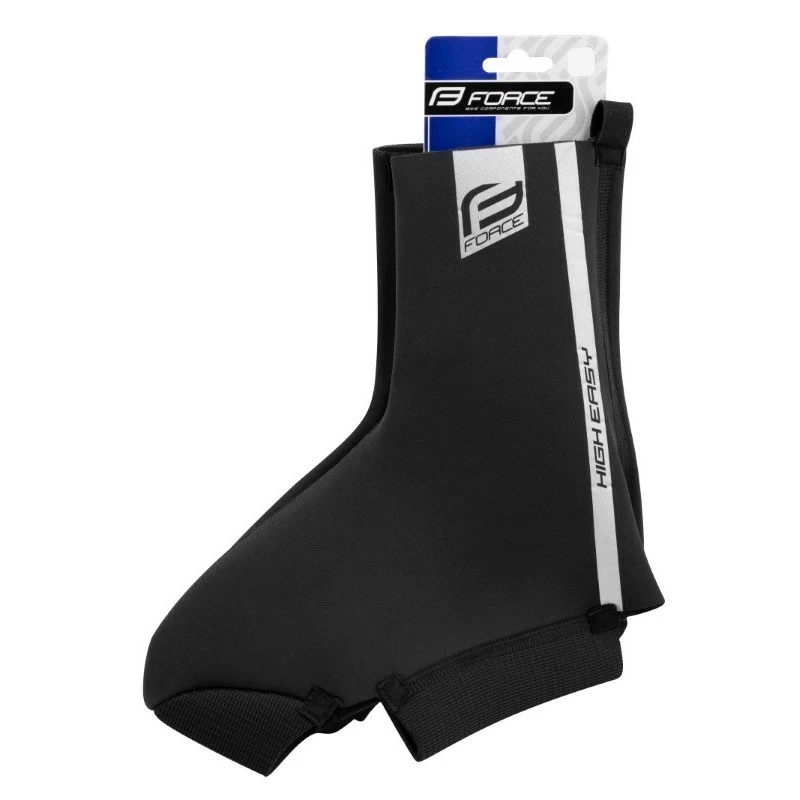 Copriscarpe Ciclismo Neoprene FORCE HIGH EASY ROAD Nero 2 Copriscarpe Ciclismo Neoprene FORCE HIGH EASY ROAD Nero - immagine 2