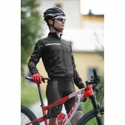 Giacca Invernale Ciclismo Antivento FORCE WINDPRO Nero 7 Giacca Invernale Ciclismo Antivento FORCE WINDPRO Nero -Vendite Caschi bici giacca invernale ciclismo antivento force windpro nero 3