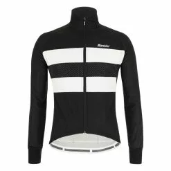 Giacca Invernale SANTINI COLORE BENGAL Nero -Vendite Caschi bici giacca invernale santini colore bengal nero 3