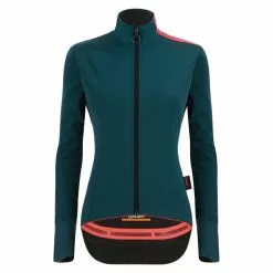 Giacca Invernale SANTINI Donna VEGA XTREME Teal -Vendite Caschi bici giacca invernale santini donna vega xtreme teal 2