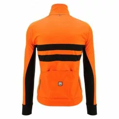 Giacca SANTINI Invernale ANTIPIOGGIA COLORE HALO Arancione -Vendite Caschi bici giacca santini invernale antipioggia colore halo arancione 2