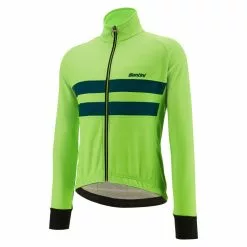 Giacca SANTINI Invernale ANTIPIOGGIA COLORE HALO Verde -Vendite Caschi bici giacca santini invernale antipioggia colore halo verde 2