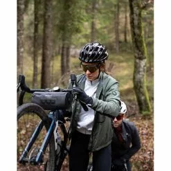 Giacca SANTINI Invernale Gravel ALPHA TRAIL Verde Lana -Vendite Caschi bici giacca santini invernale gravel alpha trail verde 6