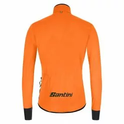 Giacca SANTINI Tascabile ANTIPIOGGIA GUARD NIMBUS Arancio Fluo -Vendite Caschi bici giacca santini tascabile antipioggia guard nimbus arancio fluo 2
