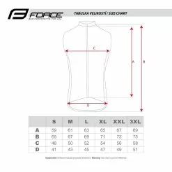 Gilet Ciclismo Antivento FORCE FLASH Riflettente -Vendite Caschi bici gilet ciclismo antivento force flash riflettente 3