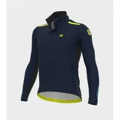Giubbino Invernale Ciclismo ALE' KLIMATIK K-TORNADO 2.0 Blu Marino 2022