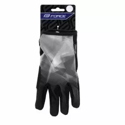 Force Guanti Estivi A Dita Lunghe MTB CORE Grigio -Vendite Caschi bici guanti estivi a dita lunghe mtb core grigio 2