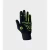 Guanti Invernali ALE' WIND PROTECTION Nero-giallo Fluo 2022