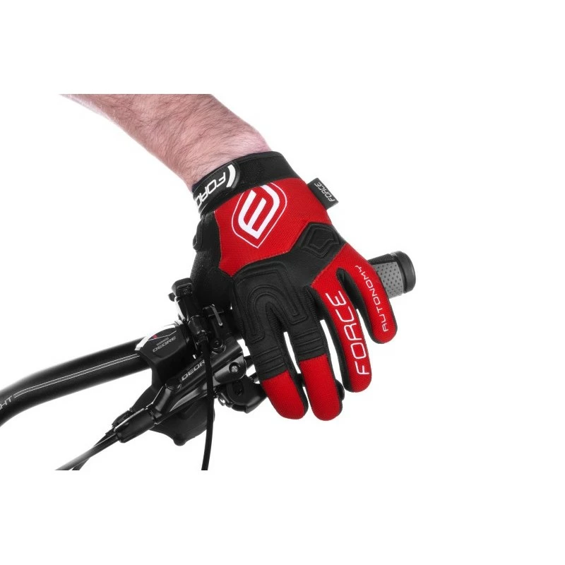 Guanti MTB FORCE Autonomy Red 2 Guanti MTB FORCE Autonomy Red - immagine 2