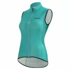 Guscio Ciclismo Antipioggia Antivento SANTINI NEBULA PURO VEST Donna AC