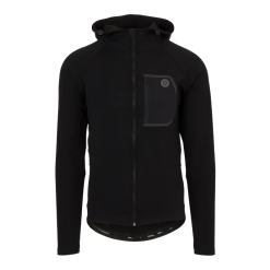 Guscio Softhell Mtb AGU SPORT Men Nera Con Cappuccio