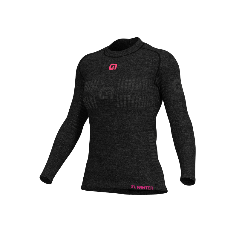 Intimo Invernale Manica Lunga Donna ALE' WOOL Grigio 2023 1 Intimo Invernale Manica Lunga Donna ALE' WOOL Grigio 2023