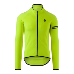 Maglia Ciclismo AGU THERMO ESSENTIAL Invernale Gialla Fluo