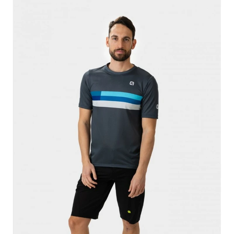 Maglia Ciclismo ALE' E-BIKE OFF ROAD REGULATOR Grigio 2023 5 Maglia Ciclismo ALE' E-BIKE OFF ROAD REGULATOR Grigio 2023 - immagine 5