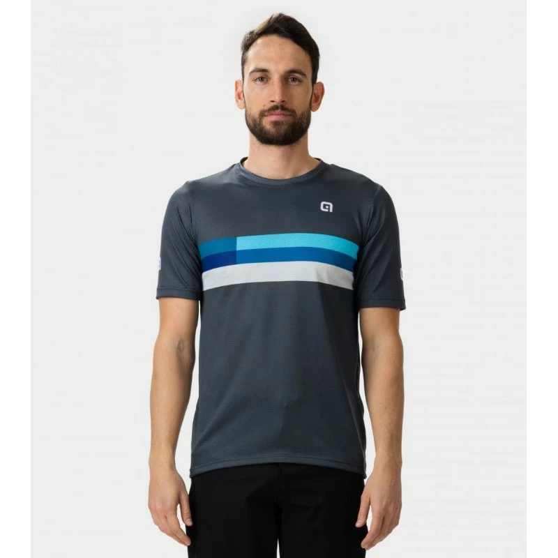 Maglia Ciclismo ALE' E-BIKE OFF ROAD REGULATOR Grigio 2023 7 Maglia Ciclismo ALE' E-BIKE OFF ROAD REGULATOR Grigio 2023 - immagine 7