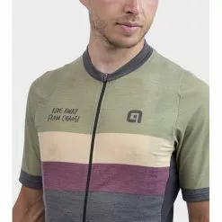 Maglia Ciclismo ALE' OFF ROAD - GRAVEL CHAOS Verde -Vendite Caschi bici maglia ciclismo ale off road gravel chaos verde 3