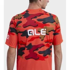 Maglia Ciclismo ALE' OFF ROAD - MTB STAIN Rosso -Vendite Caschi bici maglia ciclismo ale off road mtb stain rosso 3