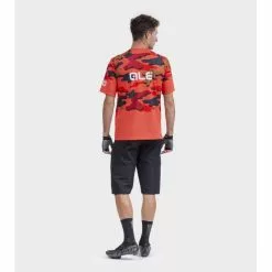 Maglia Ciclismo ALE' OFF ROAD - MTB STAIN Rosso -Vendite Caschi bici maglia ciclismo ale off road mtb stain rosso 4