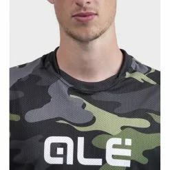 Maglia Ciclismo ALE' OFF ROAD - MTB STAIN Verde -Vendite Caschi bici maglia ciclismo ale off road mtb stain verde 4