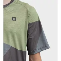 Maglia Ciclismo ALE' OFF ROAD - MTB SWEDISH CAMO Verde -Vendite Caschi bici maglia ciclismo ale off road mtb swedish camo verde 3