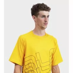 Maglia Ciclismo ALE' OFF ROAD - MTB VISUAL Giallo -Vendite Caschi bici maglia ciclismo ale off road mtb visual giallo 3