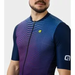 Maglia Ciclismo ALE' PR-E ONDA Blu Marino 2023 -Vendite Caschi bici maglia ciclismo ale pr e onda blu marino 2023 3
