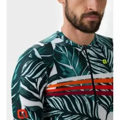 Maglia Ciclismo ALE' PR-E WILD Verde Foresta 2023 -Vendite Caschi bici maglia ciclismo ale pr e wild verde foresta 2023 2