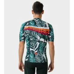 Maglia Ciclismo ALE' PR-E WILD Verde Foresta 2023 -Vendite Caschi bici maglia ciclismo ale pr e wild verde foresta 2023 4