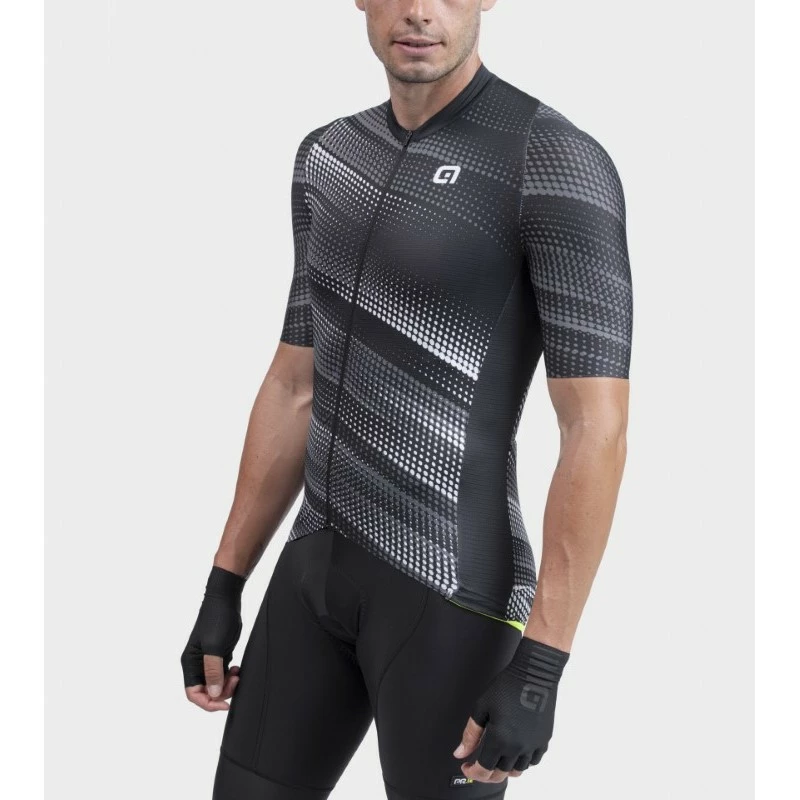 Maglia Ciclismo ALE' PR-R GREEN SPEED Nero 6 Maglia Ciclismo ALE' PR-R GREEN SPEED Nero - immagine 6