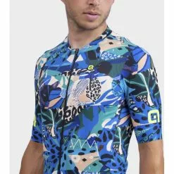 Maglia Ciclismo ALE' PR-R KENYA Azzurro -Vendite Caschi bici maglia ciclismo ale pr r kenya azzurro 4