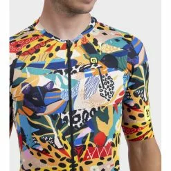 Maglia Ciclismo ALE' PR-R KENYA Giallo -Vendite Caschi bici maglia ciclismo ale pr r kenya giallo 4