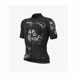 Maglia Ciclismo ALE' PR-R SKULL Nero