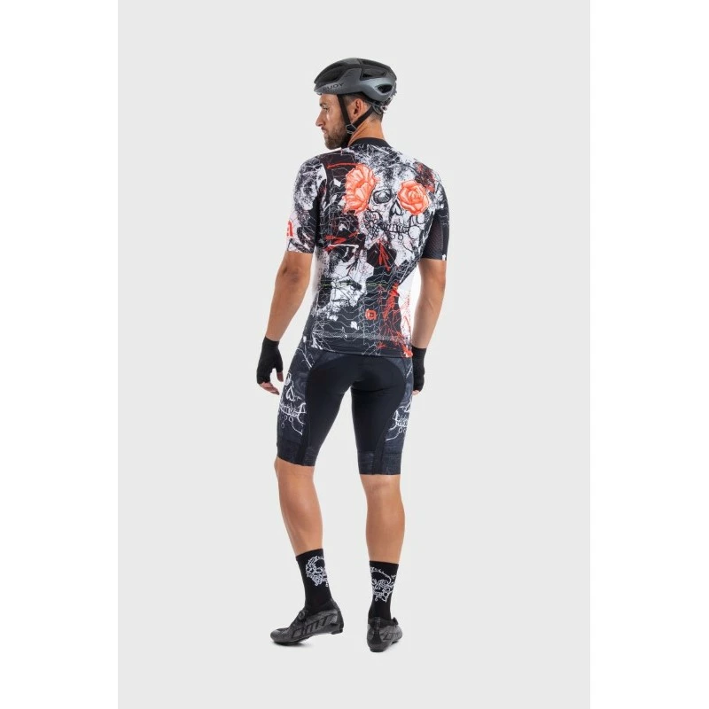 Maglia Ciclismo ALE' PR-R SKULL Nero-bianco 6 Maglia Ciclismo ALE' PR-R SKULL Nero-bianco - immagine 6