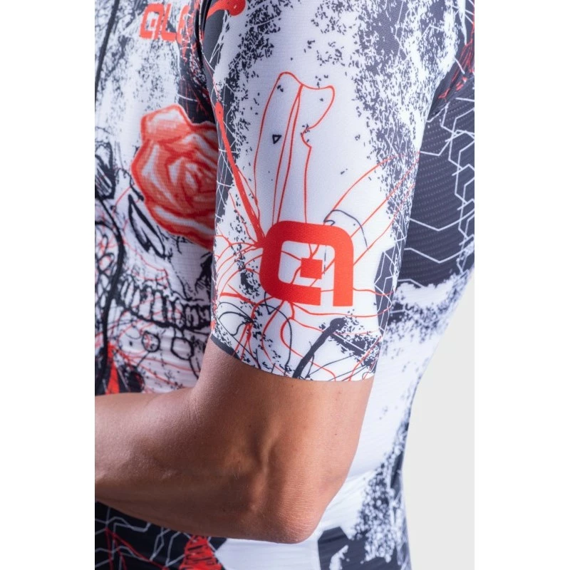 Maglia Ciclismo ALE' PR-R SKULL Nero-bianco 7 Maglia Ciclismo ALE' PR-R SKULL Nero-bianco - immagine 7