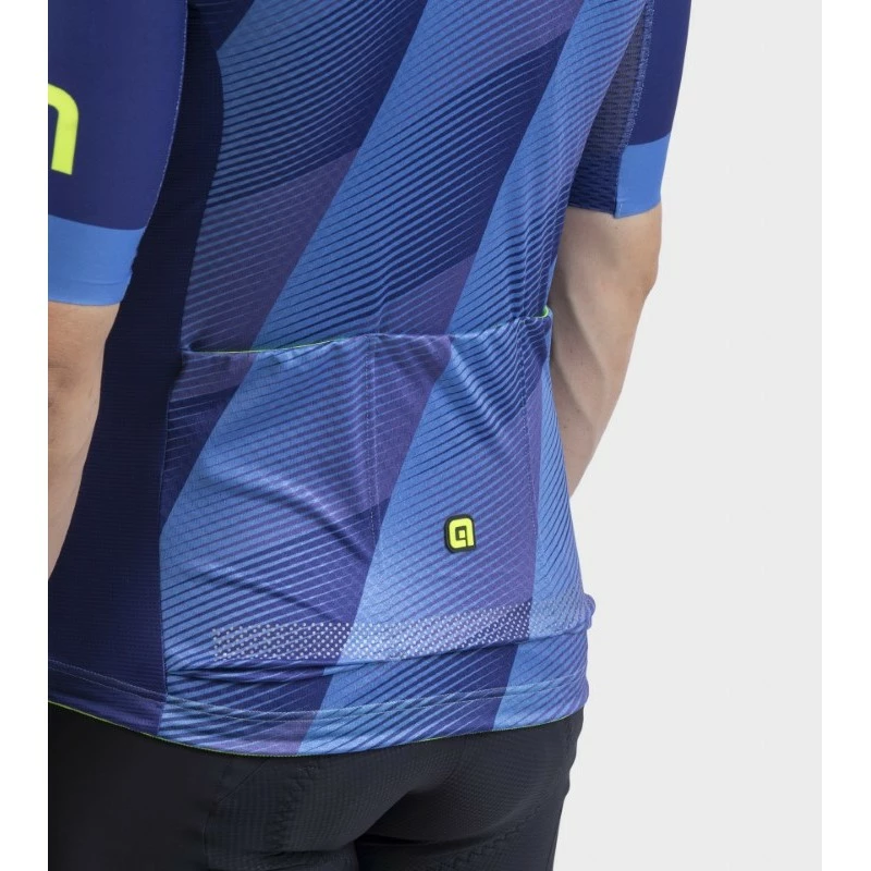 Maglia Ciclismo ALE' PR-R SQUARE Blu 2 Maglia Ciclismo ALE' PR-R SQUARE Blu - immagine 2