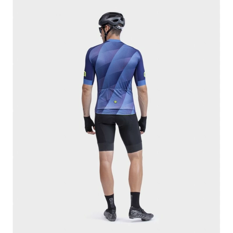 Maglia Ciclismo ALE' PR-R SQUARE Blu 7 Maglia Ciclismo ALE' PR-R SQUARE Blu - immagine 7