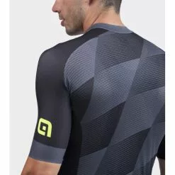 Maglia Ciclismo ALE' PR-R SQUARE Nero -Vendite Caschi bici maglia ciclismo ale pr r square nero 2