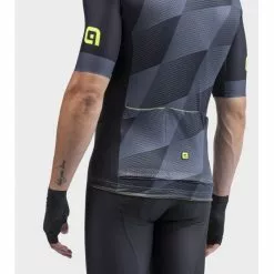 Maglia Ciclismo ALE' PR-R SQUARE Nero -Vendite Caschi bici maglia ciclismo ale pr r square nero 3