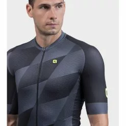 Maglia Ciclismo ALE' PR-R SQUARE Nero -Vendite Caschi bici maglia ciclismo ale pr r square nero 5